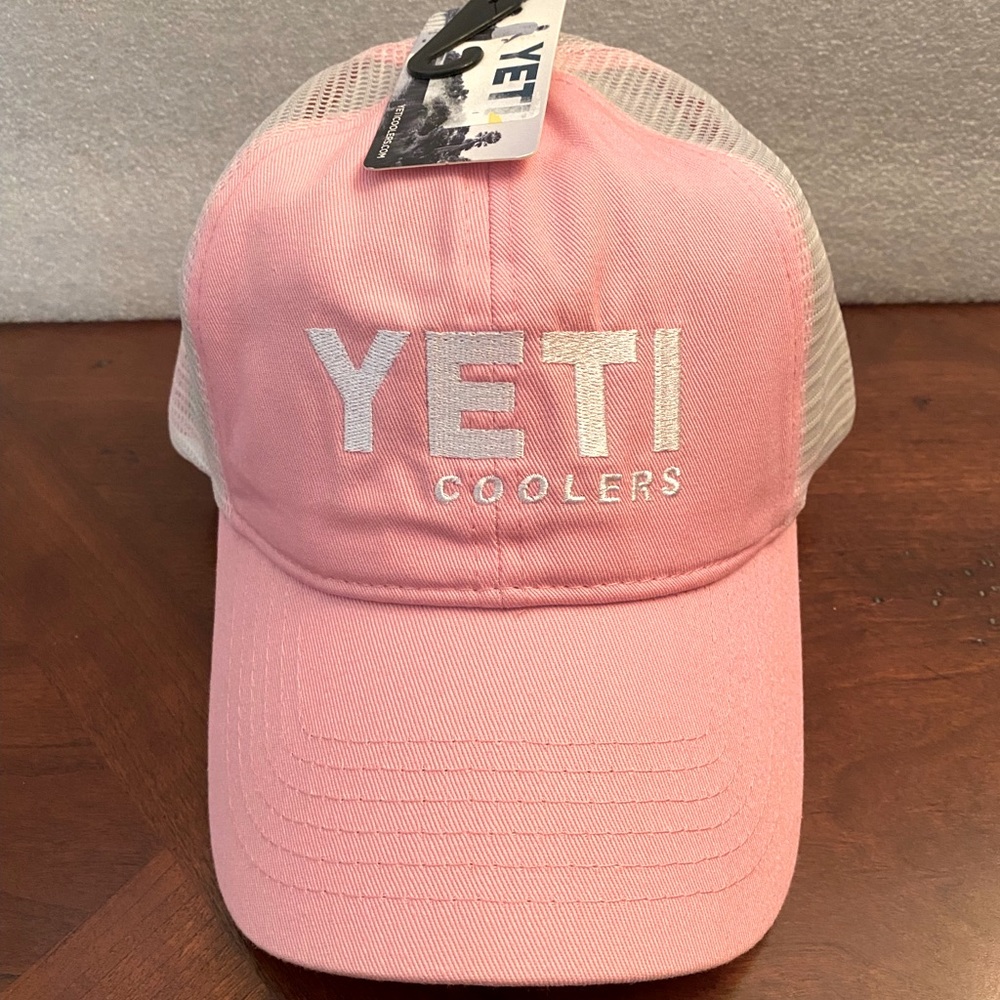 Yeti Coolers SnapBack Hat Pink NWT